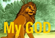 Lion My God GIF - Lion My God Meme GIFs
