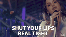 Shut Your Lips Real Tight Shh GIF - Shut Your Lips Real Tight Shh Be Quiet GIFs