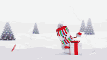 Navidad Pino GIF - Navidad Pino Snowman GIFs