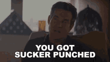 You Got Sucker Punched Mason GIF - You Got Sucker Punched Mason Born A Champion GIFs