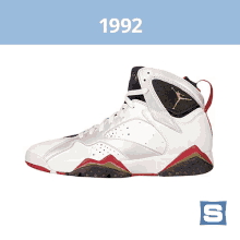 1992: Air Jordan 7 "Olympic" GIF - Sole Collector Shoes Sneakers GIFs