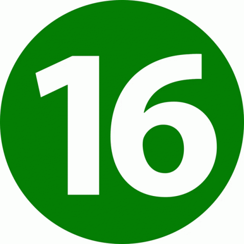 Number 16 Sticker - Number 16 Sixteen - Discover & Share GIFs