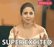 Super Excited Urmila Matondkar GIF - Super Excited Urmila Matondkar Pinkvilla GIFs