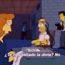 Homer Simpson Diet GIF - Homer Simpson Diet Lies GIFs