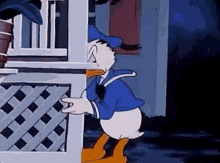 Head Bang Donald Duck GIF - Head Bang Donald Duck Annoyed GIFs