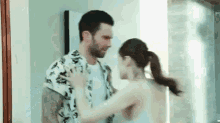 Pushing I Hate You GIF - Pushing I Hate You Get Away From Me GIFs