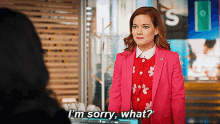 Im Sorry What Zoey Clarke GIF - Im Sorry What Zoey Clarke 2x01 GIFs