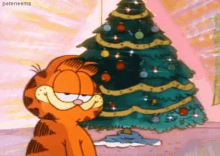 Garfield Christmas Tree GIF - Garfield Christmas Tree Merry Christmas GIFs