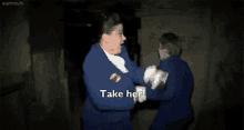 Haunted House Take Her! GIF - Haunted House Scared GIFs