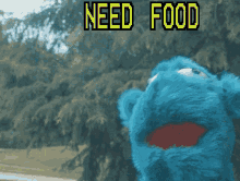 need food hungry puppet eat funny