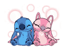 lilo and stitch couple cuddle sweet smile lilo and stitch couple cuddle sweet smile