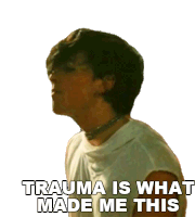 Trauma Is What Made Me This Evan Thomas Sticker - Trauma Is What Made Me This Evan Thomas Tx2 Stickers