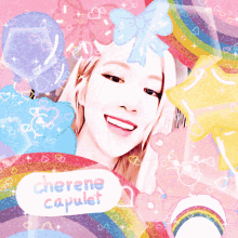 cherene smiles ribbon stars rainbow