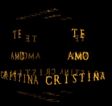 Te Amo Cristina GIF - Te Amo Cristina GIFs