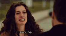 Anne Hathaway It Isnt Fair GIF - Anne Hathaway It Isnt Fair Unfair GIFs
