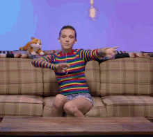 Dab Millie Bobby Brown GIF - Dab Millie Bobby Brown Chilling GIFs