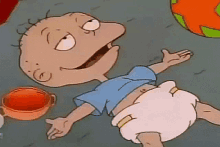 Rugrats Tommy Pickles GIF - Rugrats Tommy Pickles Tired GIFs