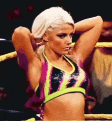 alexa bliss fixing hair not in the mood