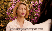 Jane The Virgin Petra Solano GIF - Jane The Virgin Petra Solano I Hate Taking Other Peoples Pens GIFs