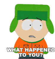 What Happened To You Kyle Broflovski Sticker - What Happened To You Kyle Broflovski South Park Stickers