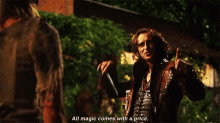 Rumpelstiltskin All Magic Comes With A Price GIF - Rumpelstiltskin All Magic Comes With A Price Once Upon A Time GIFs
