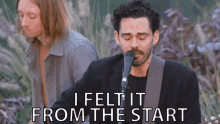 I Felt It From The Start From The Beginning GIF - I Felt It From The Start From The Beginning Musicians GIFs