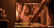 Do You Want To Go To Homecoming With Me Practicing GIF - Do You Want To Go To Homecoming With Me Practicing In Front Of The Mirror GIFs