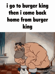 I Go To Burger King Then I Walk Back Home From Burger King I Walk To Burger King GIF - I Go To Burger King Then I Walk Back Home From Burger King Burger King I Walk To Burger King GIFs