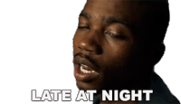 Late At Night Roddy Rich Sticker - Late At Night Roddy Rich Late At Night Song Stickers