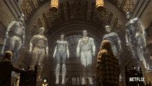 super hero holograms jupiters legacy hologram heroes standing super hero holograms jupiters legacy hologram heroes standing