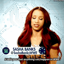 Sasha Banks Anything Can Happen GIF - Sasha Banks Anything Can Happen Wwe GIFs
