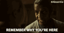 Remember Why Youre Here Hugh Quarshie GIF - Remember Why Youre Here Hugh Quarshie Dr Semo Oduwale GIFs