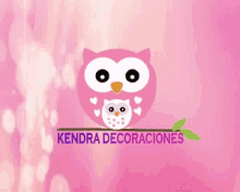 owl pink kendra decoraciones