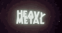Heavy Metal Title - Metal GIF - Heavy Metal Word Rock GIFs