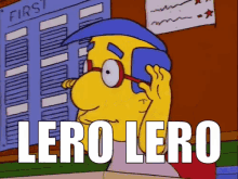 Lero Lero Millhouse Simpsons GIF - Neener Neener Millhouse Simpsons GIFs
