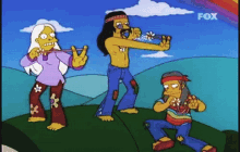 Hippie Simpsons GIF - Hippie Simpsons Slingshot GIFs