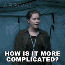 How Is It More Complicated Amy Adams GIF - How Is It More Complicated Amy Adams Louise Banks GIFs