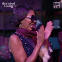 Clapping Anastasia Deveraux GIF - Clapping Anastasia Deveraux Assisted Living GIFs