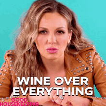 Wine Over Everything Carly Pearce GIF - Wine Over Everything Carly Pearce Good Housekeeping GIFs