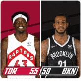 Toronto Raptors (55) Vs. Brooklyn Nets (59) Half-time Break GIF - Nba Basketball Nba 2021 GIFs