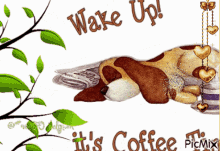 Wake Up Dog GIF - Wake Up Dog Its Coffee Time GIFs