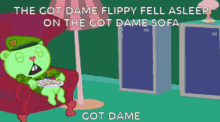 The Got Dame Flippy Fell Asleep On The Got Dame Sofa Htf GIF - The Got Dame Flippy Fell Asleep On The Got Dame Sofa Got Dame Flippy GIFs