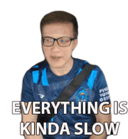 Everything Is Kinda Slow Oskar Bogdan Sticker - Everything Is Kinda Slow Oskar Bogdan Vander Stickers