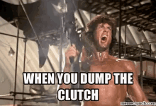 When You Dump The Clutch - Clutch GIF - Rambo Sylvester Stallone John Rambo GIFs