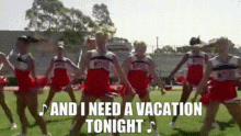 Glee Brittany Pierce GIF - Glee Brittany Pierce And I Need A Vacation Tonight GIFs