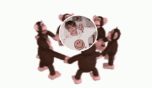 Monkey Circle Txt Circle GIF - Monkey Circle Txt Circle Prayer Circle GIFs