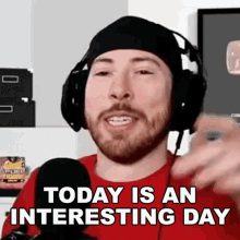 Today Is An Interesting Day Joblessgarrett GIF - Today Is An Interesting Day Joblessgarrett Today Will Be Special GIFs