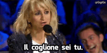 Luciana Littizzetto Coglione GIF - Luciana Littizzetto Coglione Italias Got Talent GIFs