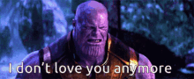 Thanos I Dont Love You GIF - Thanos I Dont Love You Anymore GIFs