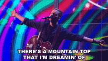 Theres A Mountain Top That Im Dreamin Of Singing GIF - Theres A Mountain Top That Im Dreamin Of Singing George Ezra GIFs